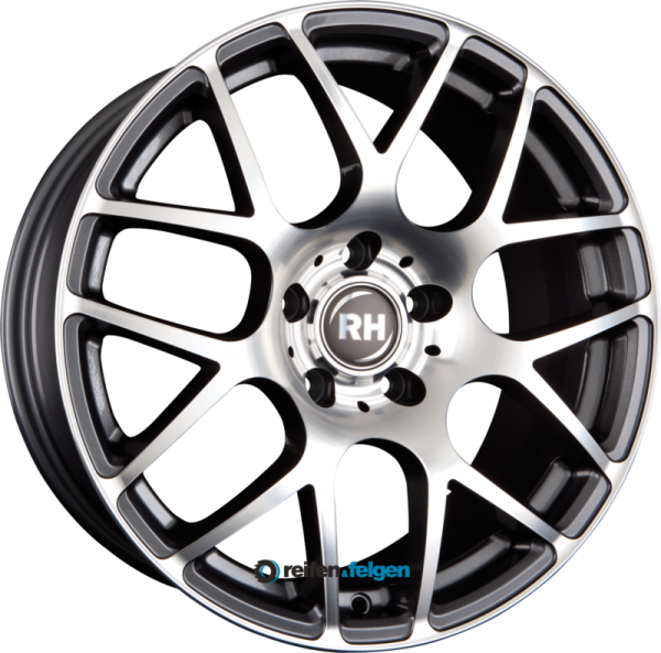 RH ALURAD NBU RACE 8.5x18 ET45 5x114.3 NB72.6 Anthrazit Voll Poliert