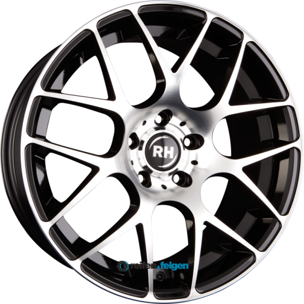 RH ALURAD NBU RACE 8.5x19 ET40 5x114.3 NB72.6 Schwarz voll poliert