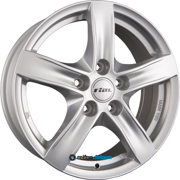 RIAL ARKTIS 7.5x17 ET40 5x105 NB56.6 Polar-Silber