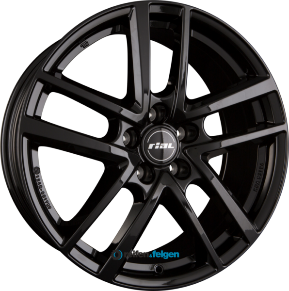 RIAL ASTORGA 6.5x16 ET41 5x112 NB57.1 Diamant-Schwarz