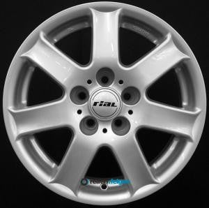 RIAL FLAIR 7x16 ET44 5x120 NB72.6 Polar-Silber