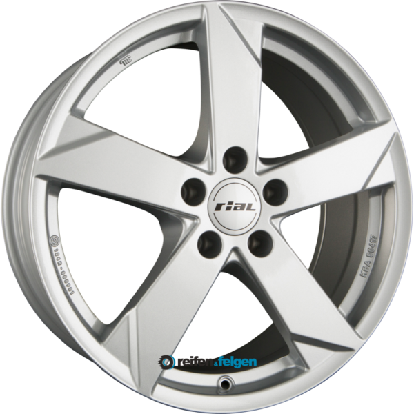 RIAL KODIAK 7x17 ET39 5x114.3 NB60.1 Polar-Silber