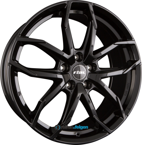RIAL LUCCA 6.5x17 ET32 4x108 NB65.1 Diamant Schwarz
