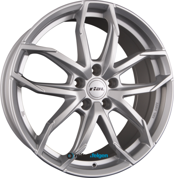 RIAL LUCCA 6.5x17 ET45 4x100 NB63.4 Polar Silber