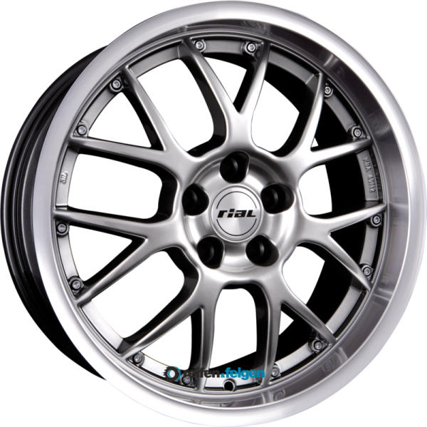 RIAL NOGARO 8x17 ET40 5x114.3 NB70 Sterling-Silber Hornpoliert