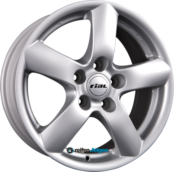 RIAL OSLO 7x16 ET42 5x120 NB67.1 Polar-Silber