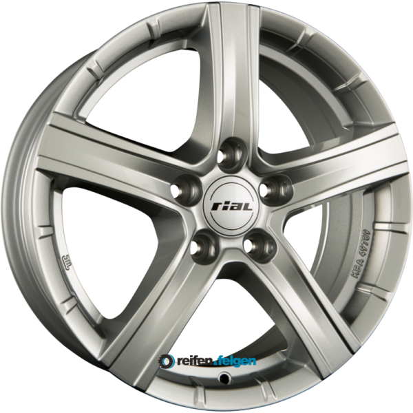 RIAL QUINTO 9.5x20 ET38 5x114.3 NB70.1 Polar-Silber