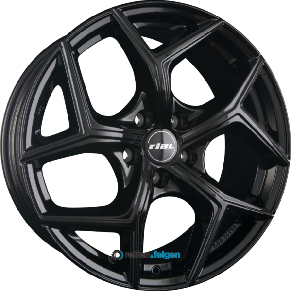 RIAL SALENTO 8x18 ET40 5x112 NB66.6 Diamant-Schwarz