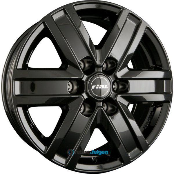 RIAL TRANSPORTER 7x17 ET57 6x130 NB84.1 Diamant-Schwarz