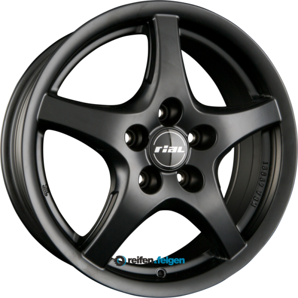 RIAL U1 6x15 ET45 5x114.3 NB70.1 Racing Schwarz