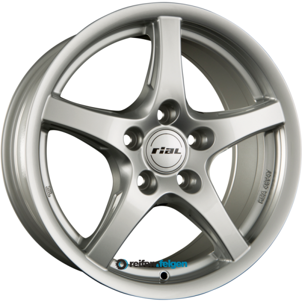 RIAL U1 7.5x16 ET37 5x112 NB66.6 Polar-Silber