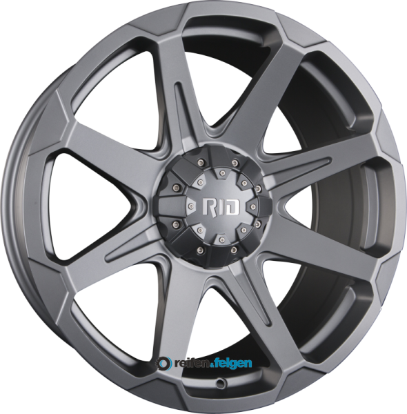 RID R05 9x20 ET20 5x127 NB78.1 Matte Gunmetal werk91-4 9x20 ET20 5x127 Alufelge Gunmetal