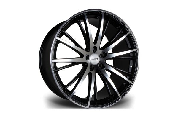 RIVIERA RV128 10.5X22 5X120 ET25 NB74.1 GLOSS BLACK POLISHED FACE