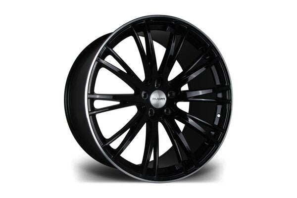 RIVIERA RV128 10.5X22 BLANK ET NB25 74.1 GLOSS BLACK POLISHED LIP