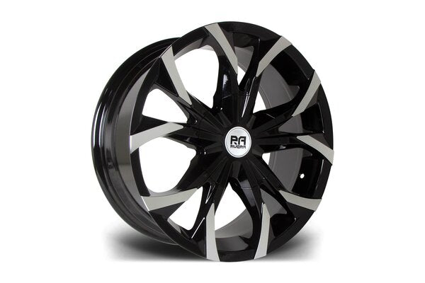 RIVIERA TREKKER 8X18 5X120 ET45 NB65.1 BLACK POLISHED NO CAPS