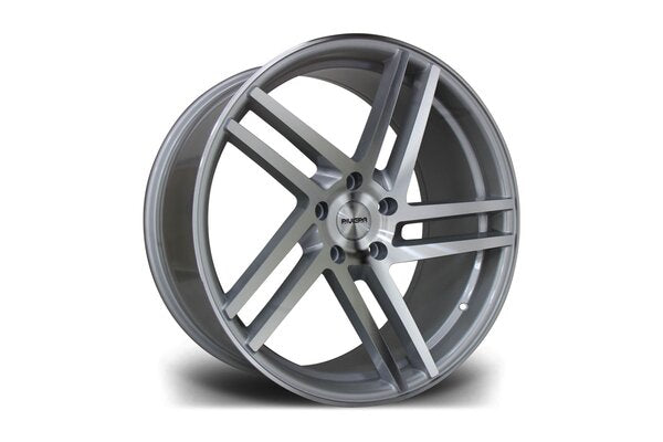 RIVIERA TWIST 9.5X20 5X112 ET42 NB73.1 MACHINED SILVER