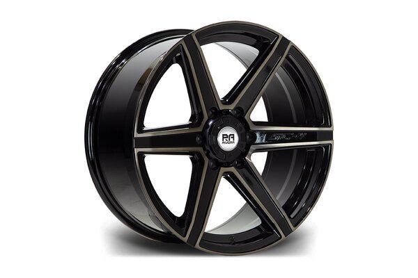 RIVIERA XTREME 800XR 20X9.5 6X139 NB15 110 BLACK POLISHED DARK TINT