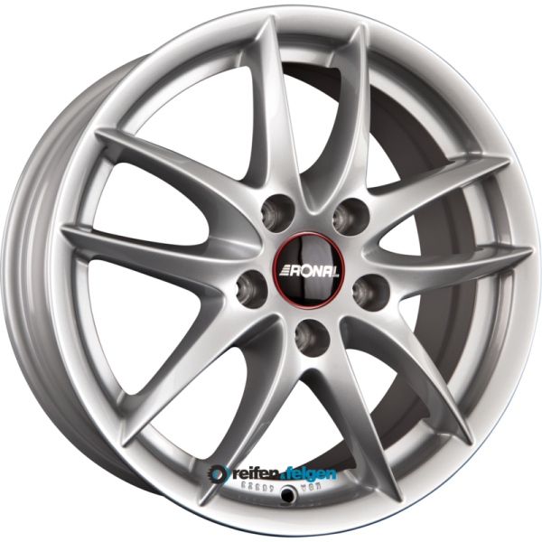 RONAL R46 7x17 ET49 5x108 NB76 Silber