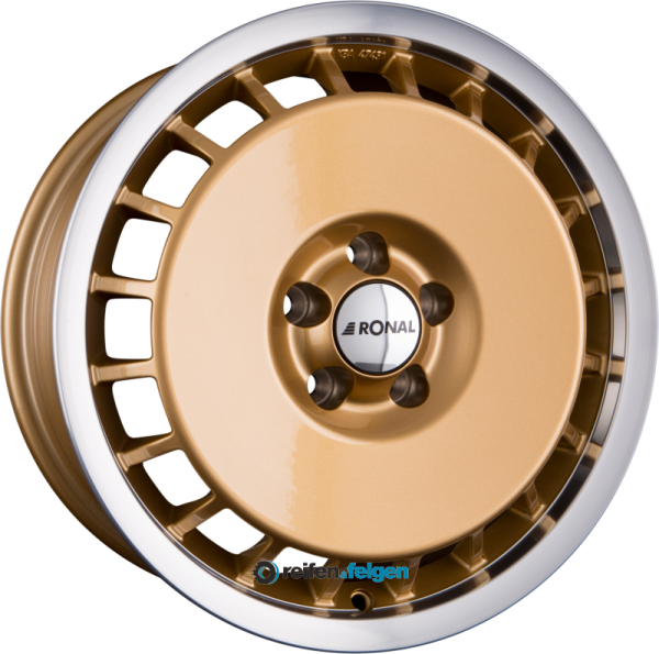 RONAL R50 AERO 8x18 ET50 5x120 NB65.1 Racing Gold Hornpoliert