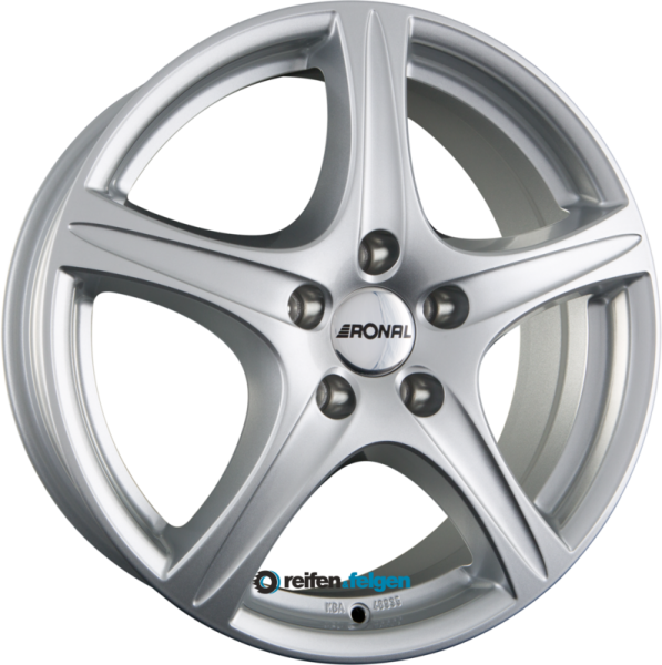 RONAL R56 6x15 ET40 5x114.3 NB82 Kristallsilber