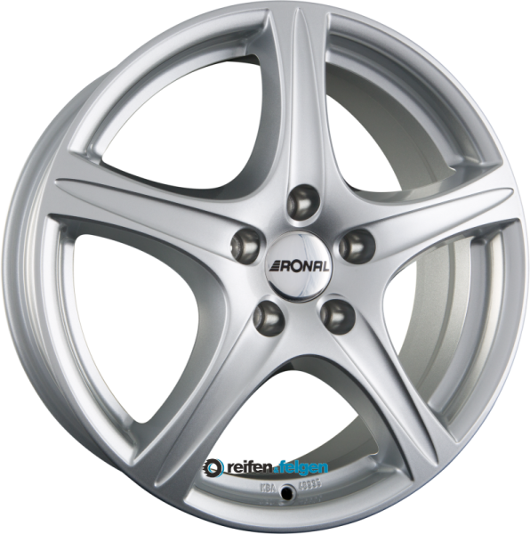 RONAL R56 7x17 ET50 5x114.3 NB67.1 Kristallsilber