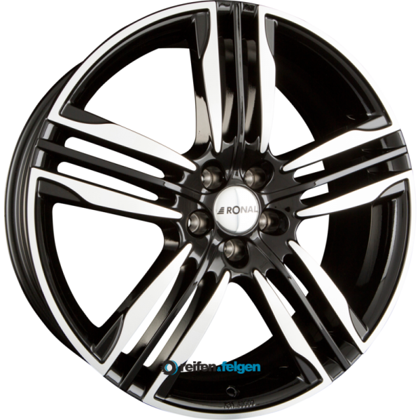 RONAL R58 10x22 ET45 5x120 NB72.5 Schwarz Frontkopiert