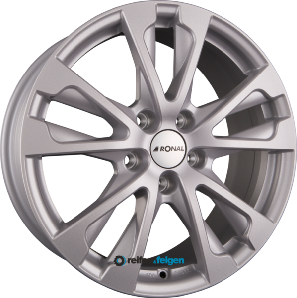 RONAL R61 7.5x17 ET52 5x112 NB76 Kristallsilber Matt