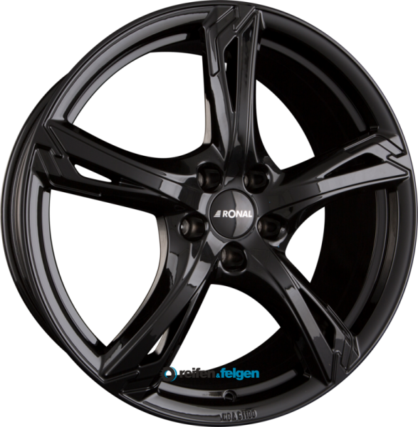 RONAL R62 7.5x18 ET40 5x114.3 NB82 Jetblack