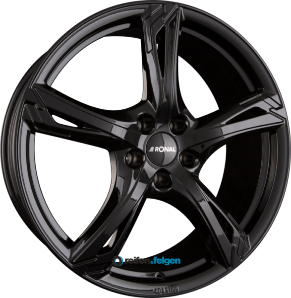 RONAL R62 8.5x20 ET40 5x112 NB76 Jetblack