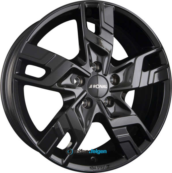 RONAL R64 6.5x16 ET60 5x120 NB65.1 Jetblack
