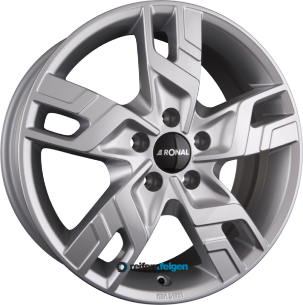 RONAL R64 7x17 ET55 5x120 NB65.1 Silber