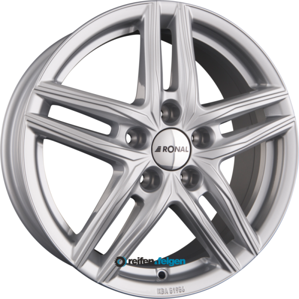 RONAL R65 6.5x16 ET22 5x112 NB66.5 Silber