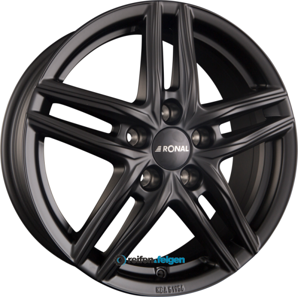 RONAL R65 8x19 ET35 5x112 NB76 Jetblack-Matt