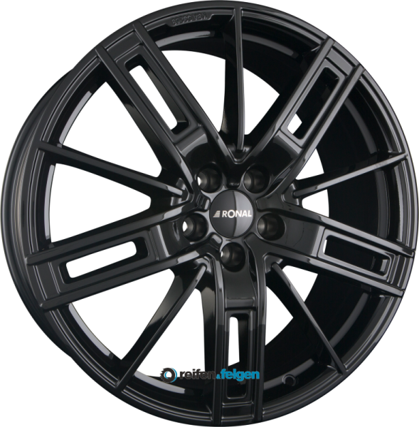 RONAL R67 8.5x20 ET40 5x112 NB76 Jetblack