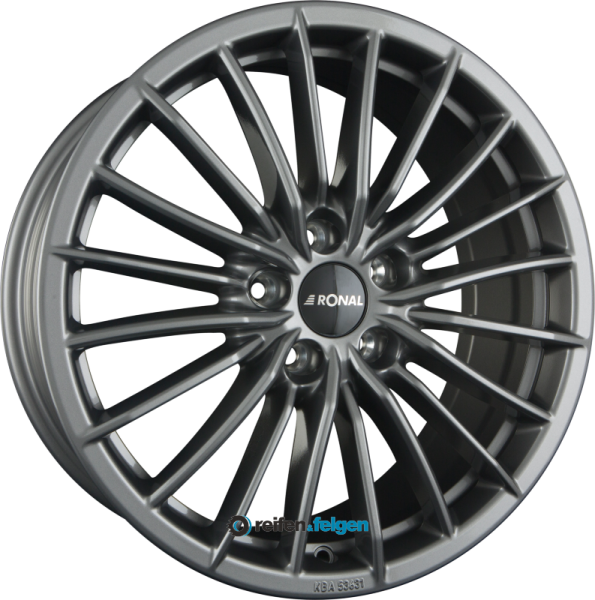 RONAL R68 9.5x19 ET45 5x114.3 NB64.1 Hyper Grey