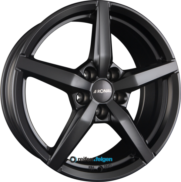 RONAL R69 7.5x17 ET48 5x100 NB68 Jetblack Matt