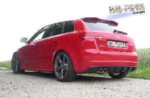 BN Pipes Audi RS3 8P MSD+ESD mit Klappe für Sportback