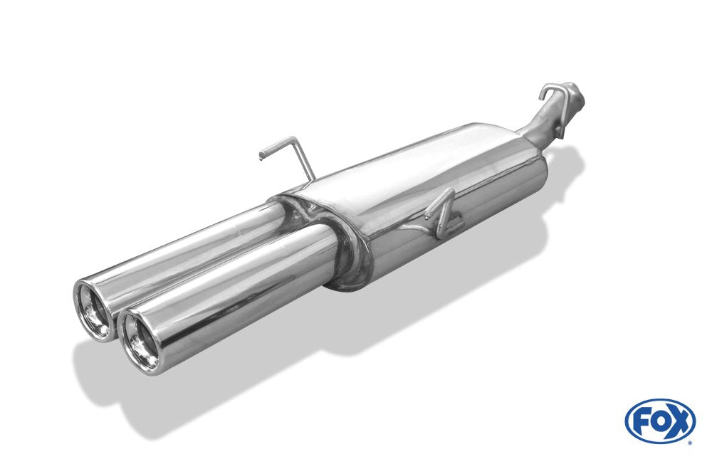 Fox Auspuff Sportauspuff Endschalldämpfer für Saab 900 II 2,0l 96kW 2.3l