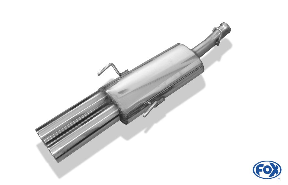 Fox Auspuff Sportauspuff Endschalldämpfer für Saab 900 II 2,0l 96kW 2.3l