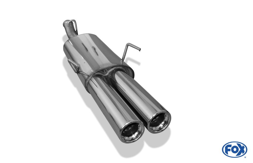Fox Auspuff Sportauspuff Endschalldämpfer für Saab 900 II 2,0l 96kW 2.3l