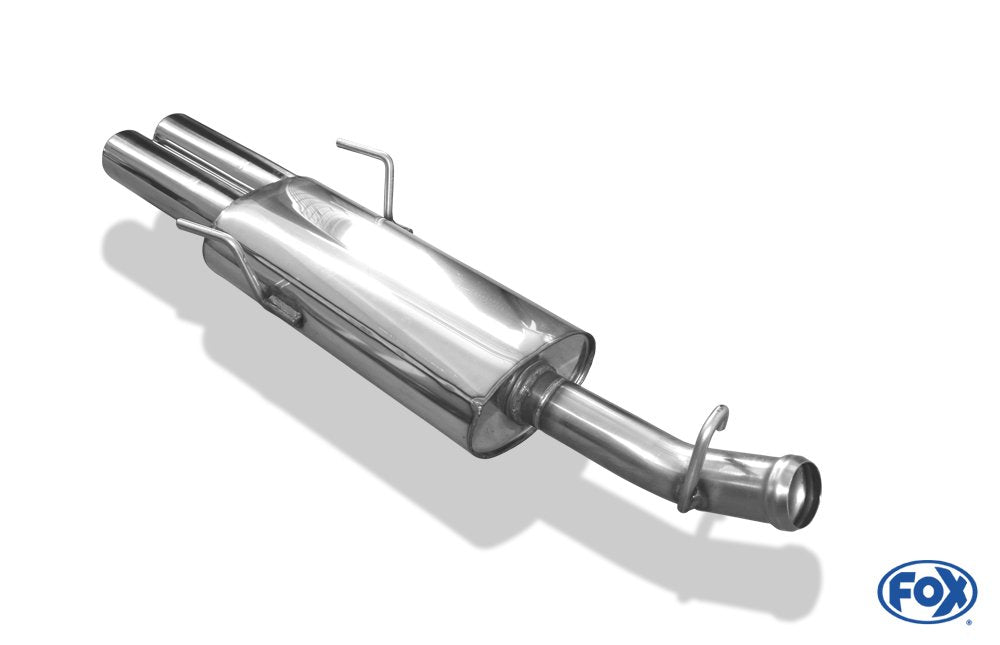 Fox Auspuff Sportauspuff Endschalldämpfer für Saab 900 II 2,0l 96kW 2.3l