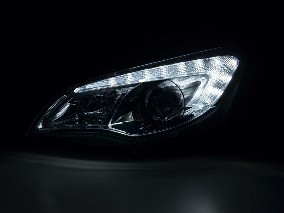 Scheinwerfer Set Opel Astra J 5-türig Bj. 2009-2012 chrom ohne Motor