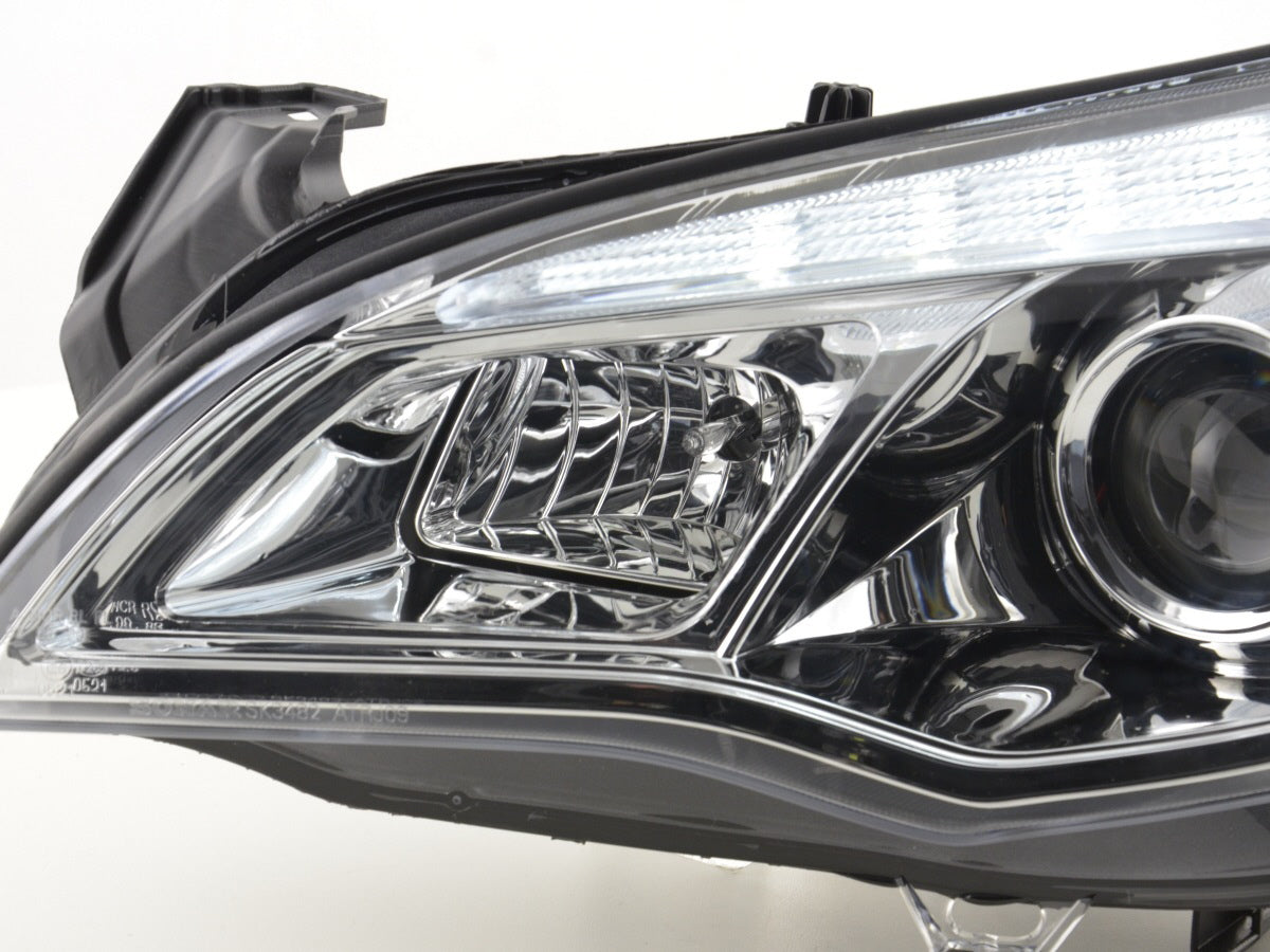 Scheinwerfer Set Opel Astra J 5-türig Bj. 2009-2012 chrom mit Motor