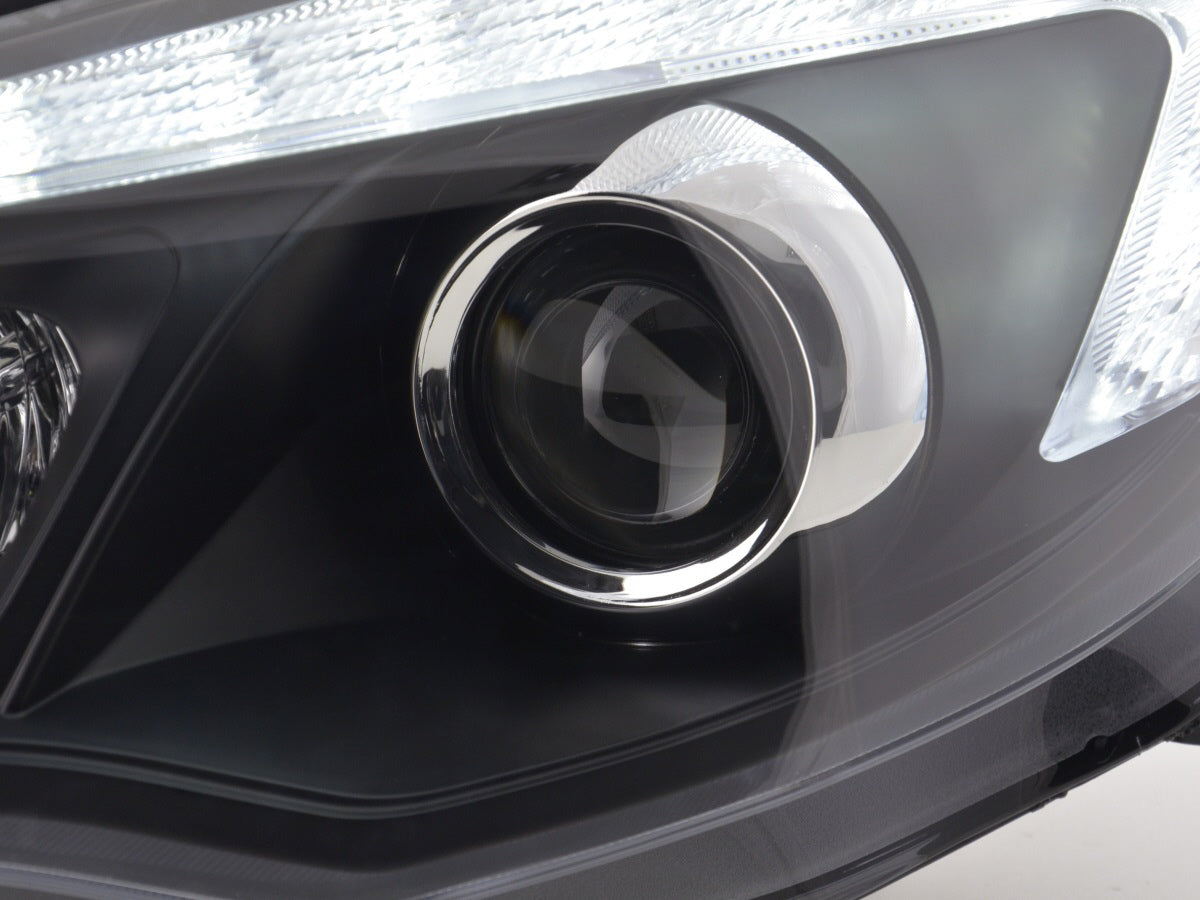 Scheinwerfer Set Opel Astra J 5-türig Bj. 2009-2012 schwarz mit Motor