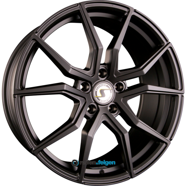 Schmidt REVOLUTION DRAGO 9x21 ET40 5x120 NB64.1 Satin Black mit Softhorn