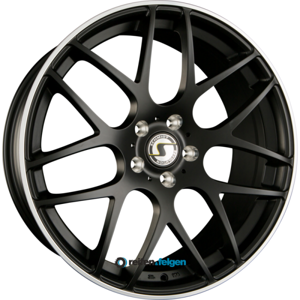Schmidt REVOLUTION GAMBIT 10.5x21 ET37 5x112 NB66.6 Satin Black Hornpoliert mit Softhorn