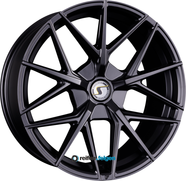Schmidt REVOLUTION ZAYN 9x20 ET43 5x112 NB57.1 Satin Black werk91-4 9x20 ET43 5x112 Alufelge Satin Black