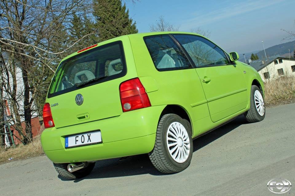 Fox Auspuff Sportauspuff Komplettanlage für Seat Arosa 6H/ VW Lupo 6X 1,0l 1,4l