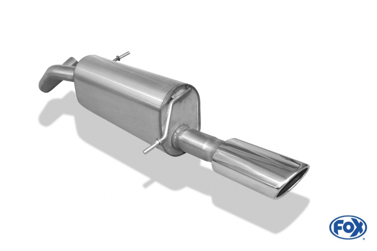 Fox Auspuff Sportauspuff Endschalldämpfer für Seat Ibiza Cupra R 6L 1,9 TDI 118