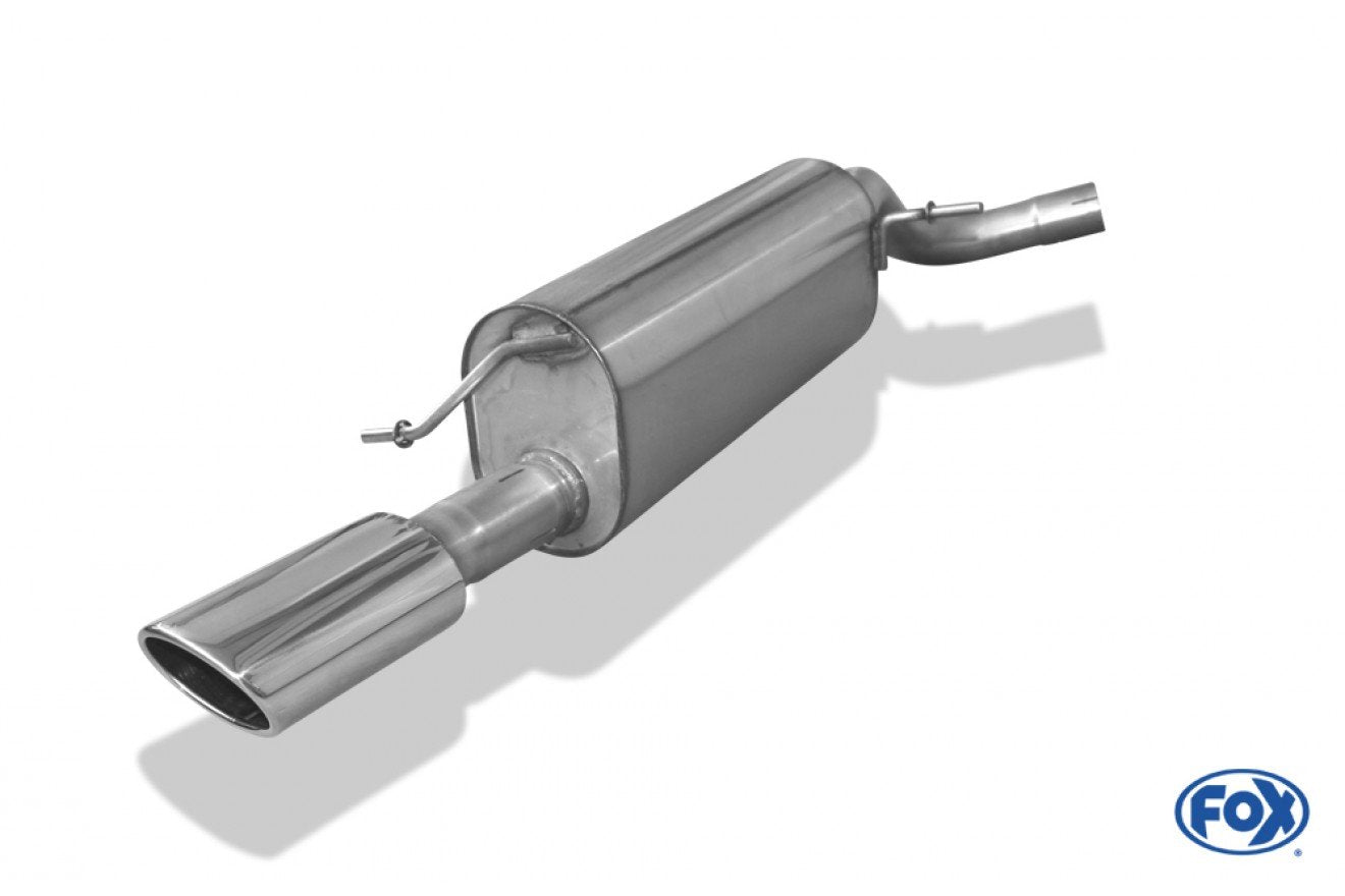 Fox Auspuff Sportauspuff Endschalldämpfer für Seat Ibiza Cupra R 6L 1,9 TDI 118